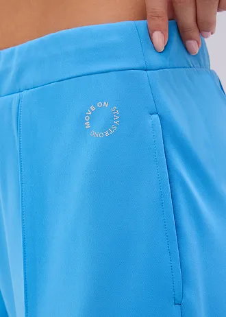 Sportovní kalhoty s ozdobnými švy • briliantovĕ modrá • bonprix obchod