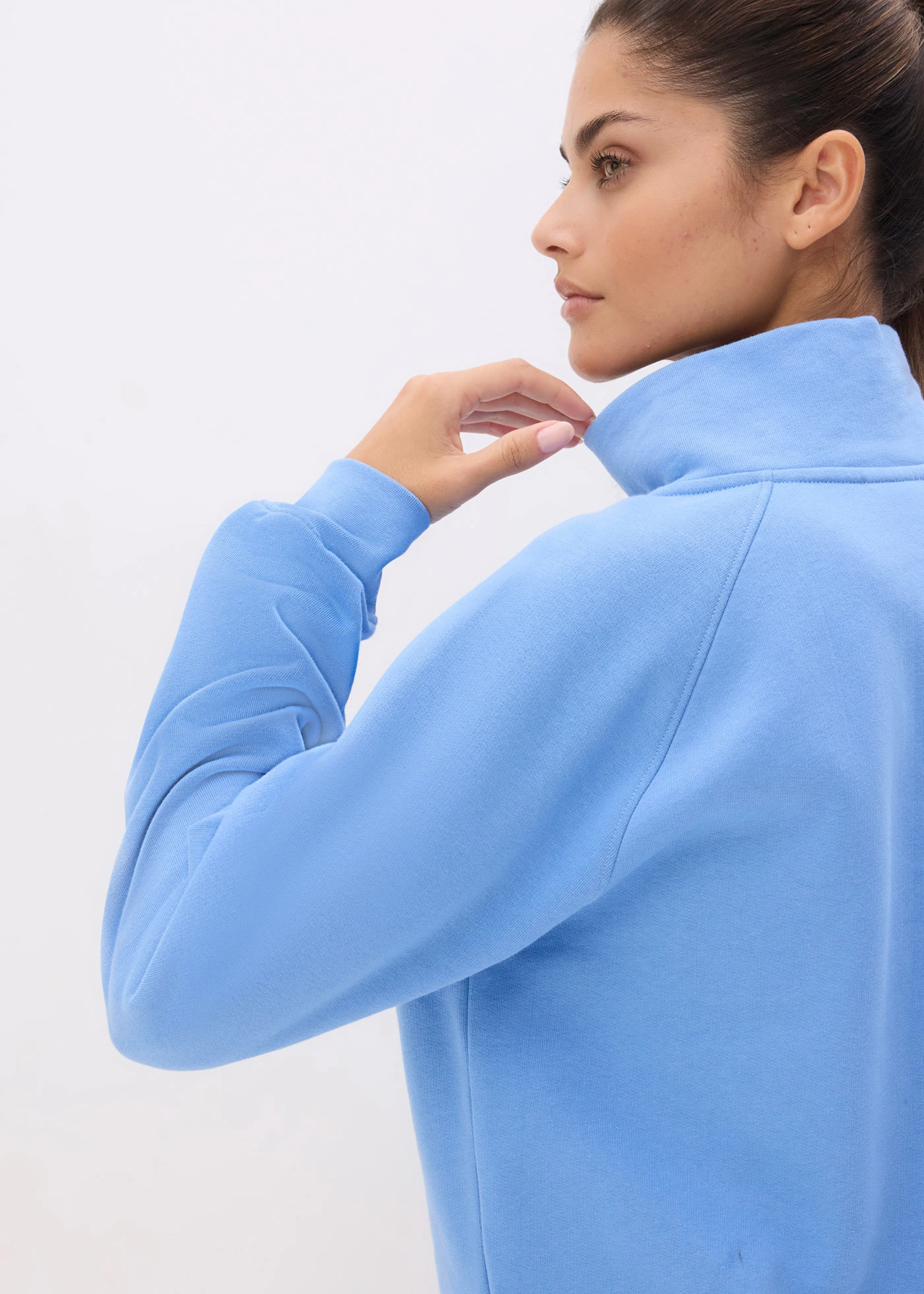 Bluza z czystej bawełny organicznej • niebieski • sklep bonprix