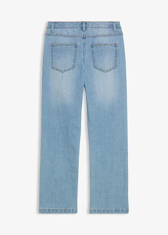 Džíny Straight, Mid Waist • světle modrý denim • bonprix obchod