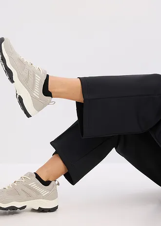 Pantaloni sport cu cusături decorative • negru • magazin bonprix