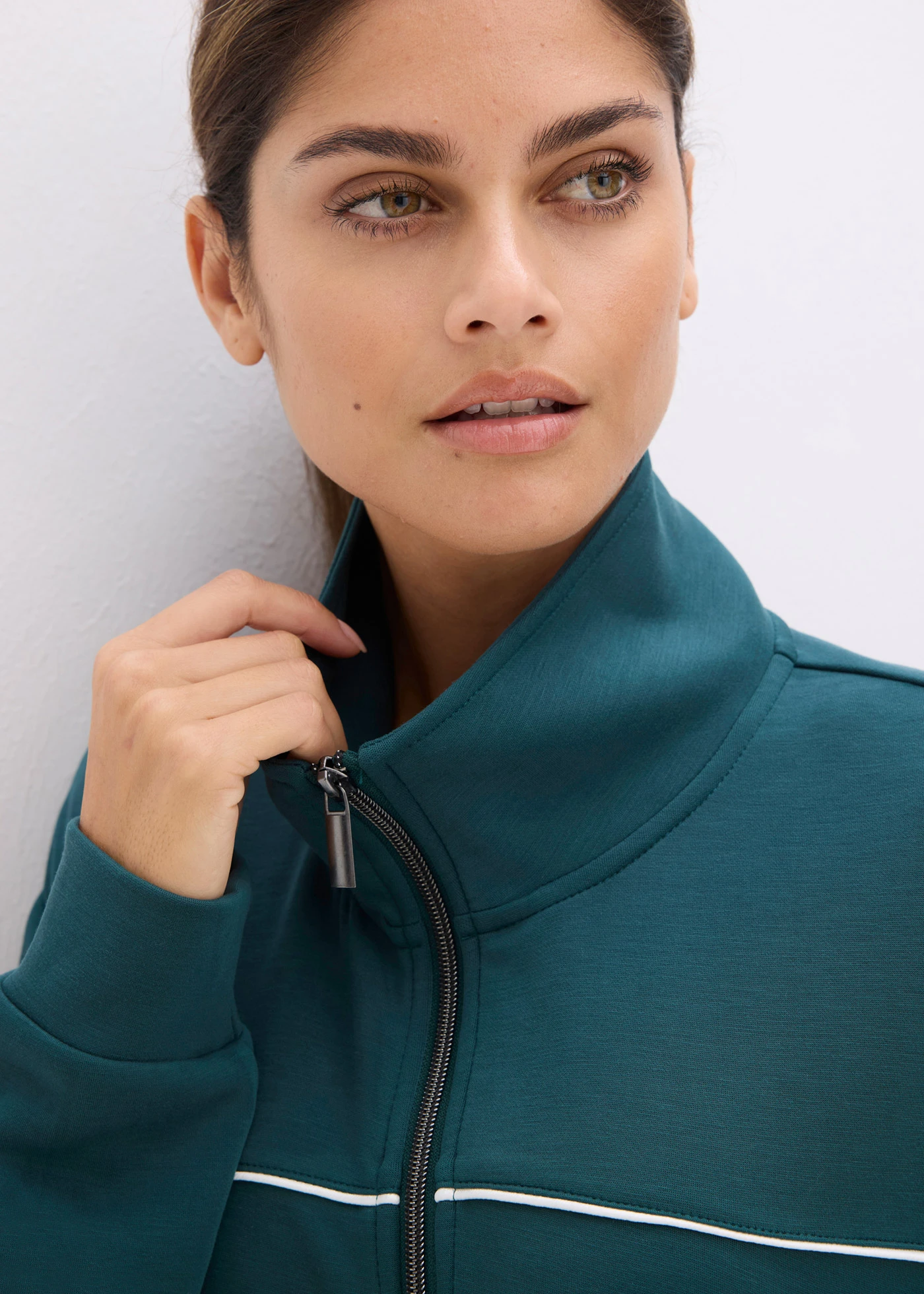 Geacă sport cu modal, ultrasoft • verde petrol • magazin bonprix