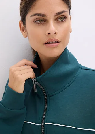 Geacă sport cu modal, ultrasoft • verde petrol • magazin bonprix