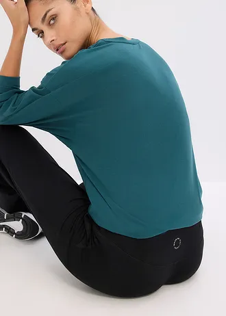 Pantaloni sport cu buzunare, cu uscare rapidă • negru • magazin bonprix