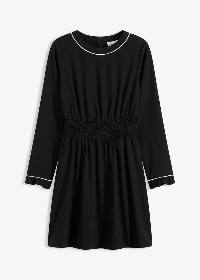 Robe • noir-écru • Boutique bonprix