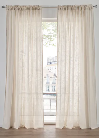 Rideau 100% coton (1 pce)