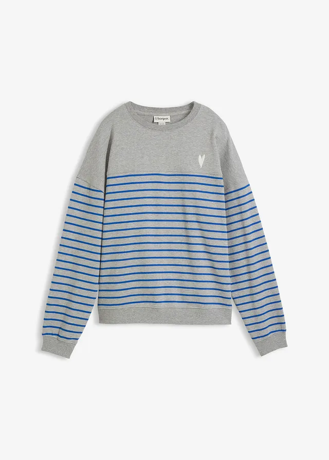 Sweat oversize en coton mélangé
