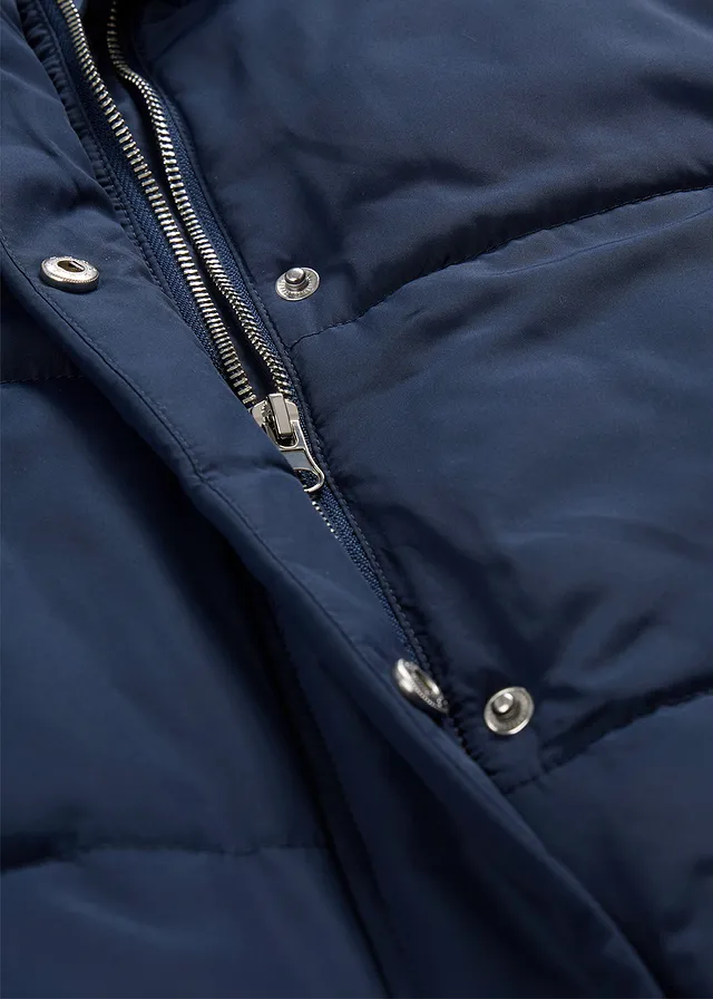 Gewatteerde jas met opstaande kraag • donkerblauw • product-page.page-title-suffix