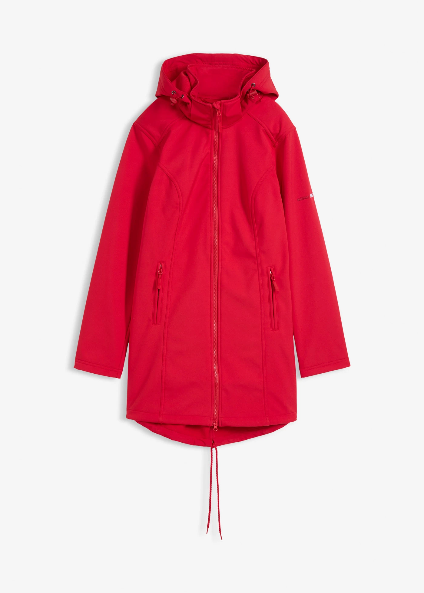 Softshell parka kabát, vízlepergető • piros • bonprix áruház