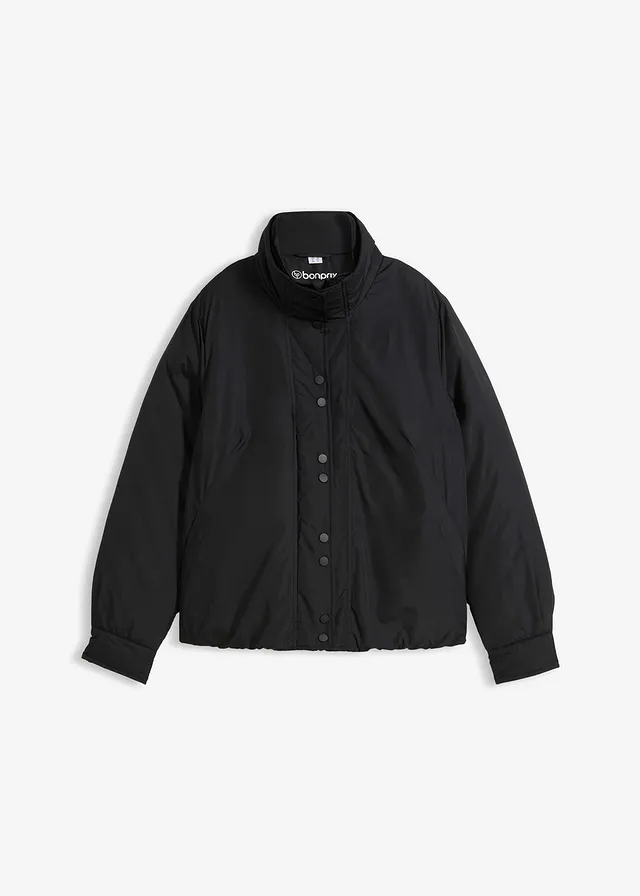 Veste déperlante, aspect 2en1, Couleur: noir