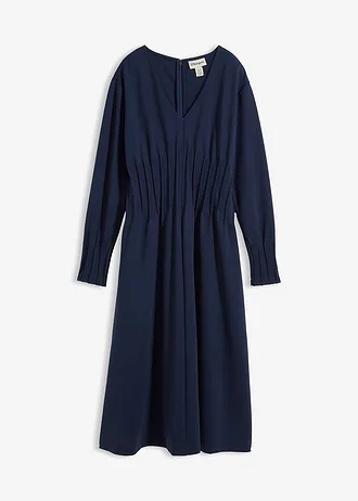 Robe confortable avec plis décoratifs