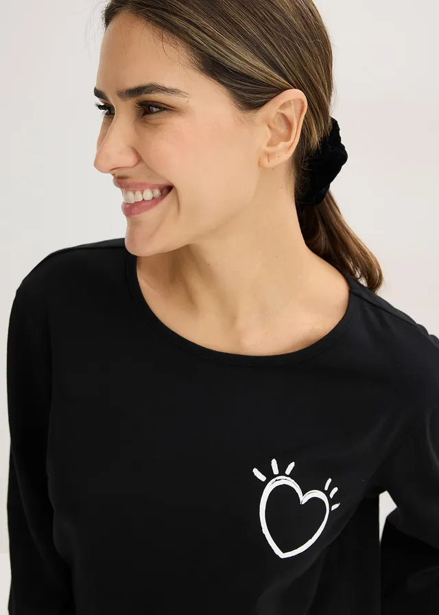 Pyjama en coton doux • noir • product-page.page-title-suffix