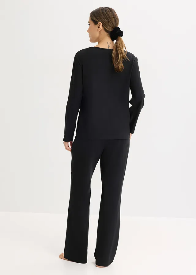 Pyjama en coton doux • noir • product-page.page-title-suffix