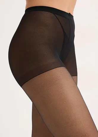 Harisnyadrág (2 db-os csomag) 20DEN • fekete/világosbarna • bonprix áruház