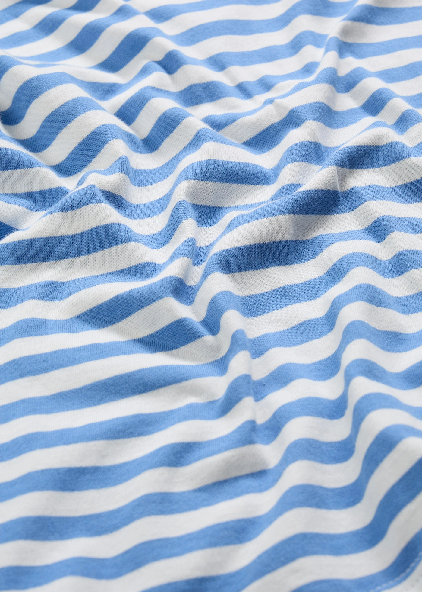 Pyjama van zacht katoen • wolwit-hemelblauw gestreept • bonprix online shop