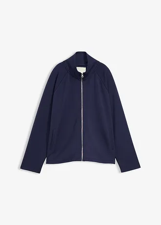 Jas van modalmix, Kleur: donkerblauw