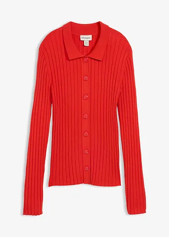 Geribd vest, Kleur: aardbeirood