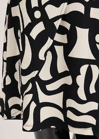 Gedessineerd shirt • zwart/wolwit • bonprix online shop