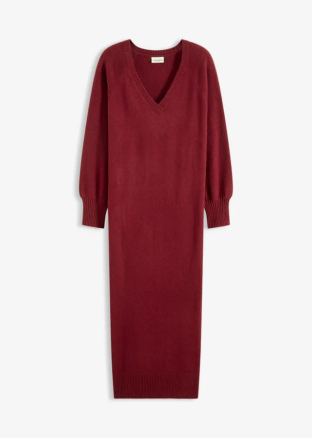 Robe midi oversize en maille