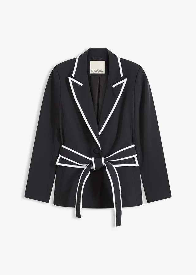 Blazer, Kleur: zwart/wit