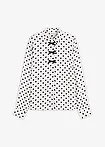 ecru/negru punctat