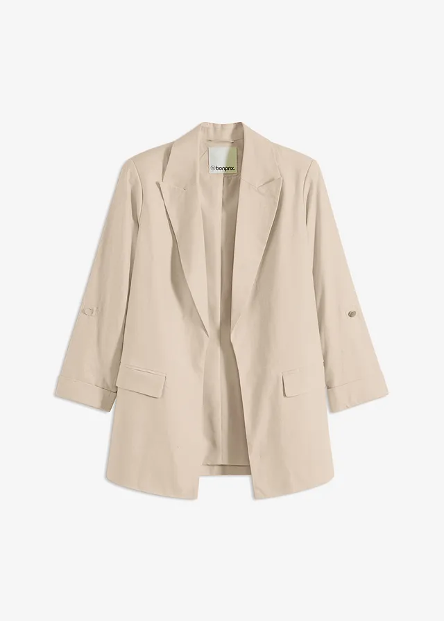 Blazer van een linnenmix