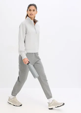 Bluză casual din bumbac organic 100% • gri-oțel • magazin bonprix