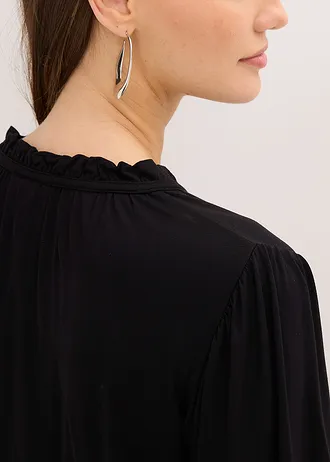 Longsleeve van viscosemix • zwart • bonprix online shop