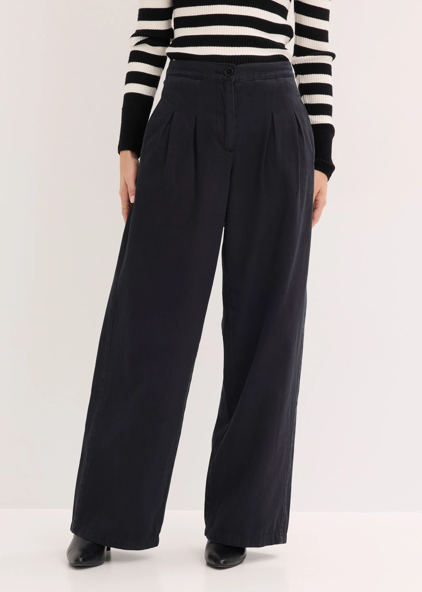 Twill broek van katoen • zwart • bonprix online shop