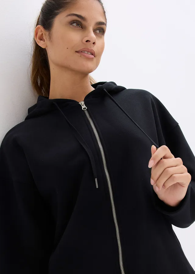 Sweat zippé coton • noir • product-page.page-title-suffix