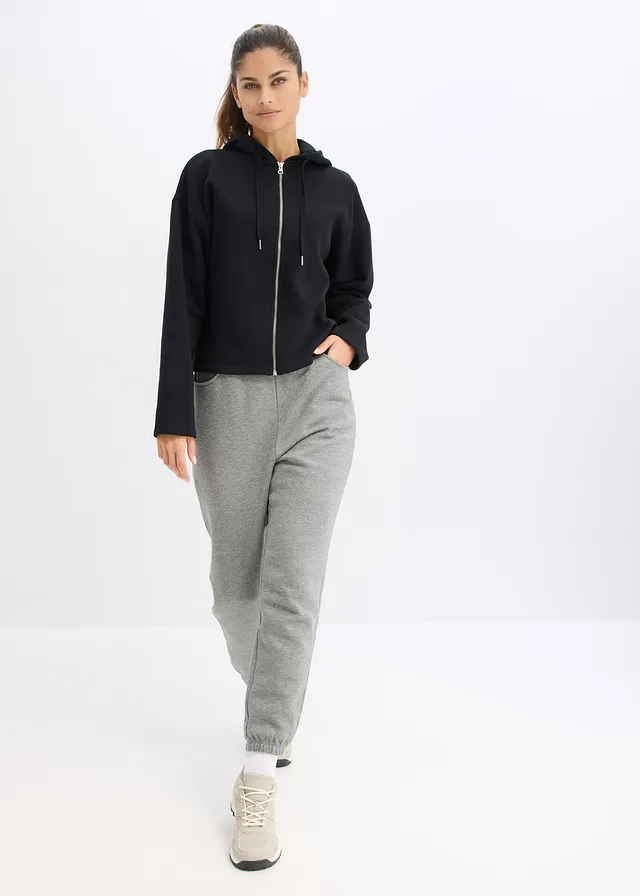 Sweatvest met biologisch katoen