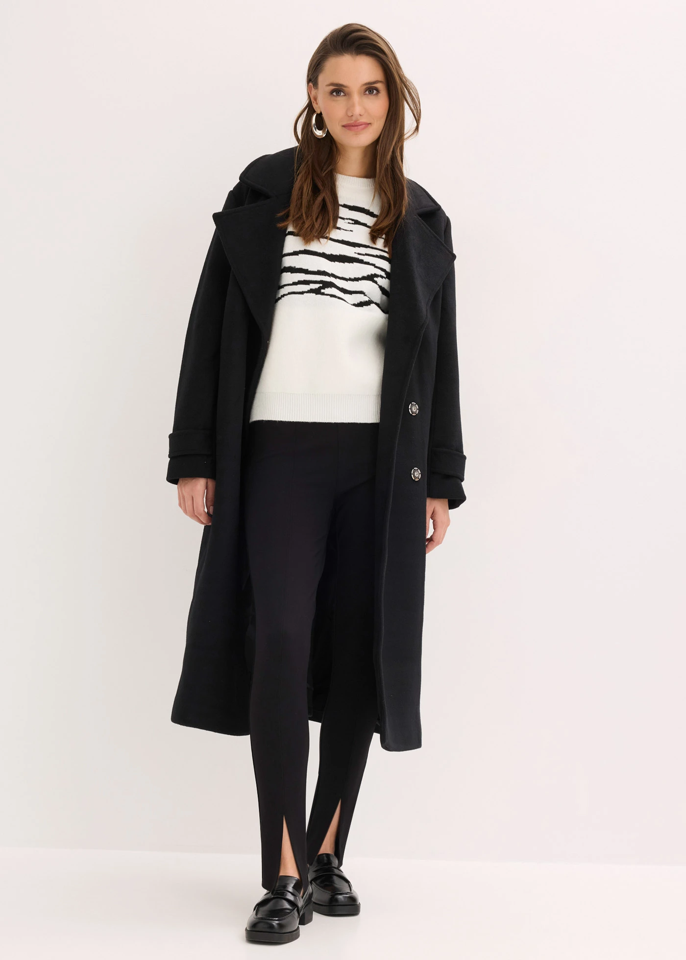 Legging van comfortabel Punto di Roma • zwart • bonprix online shop