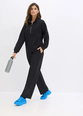 Veste de sport à col montant • noir • Boutique bonprix