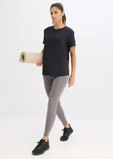 Oversized sportshirt met gestructureerde look • zwart • bonprix online shop