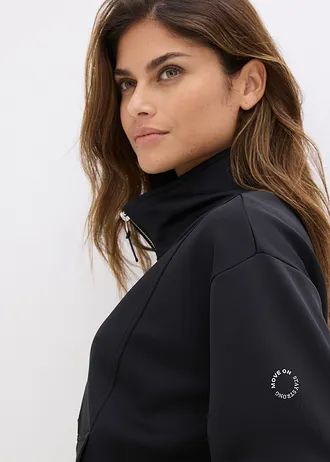 Veste de sport à col montant • noir • Boutique bonprix