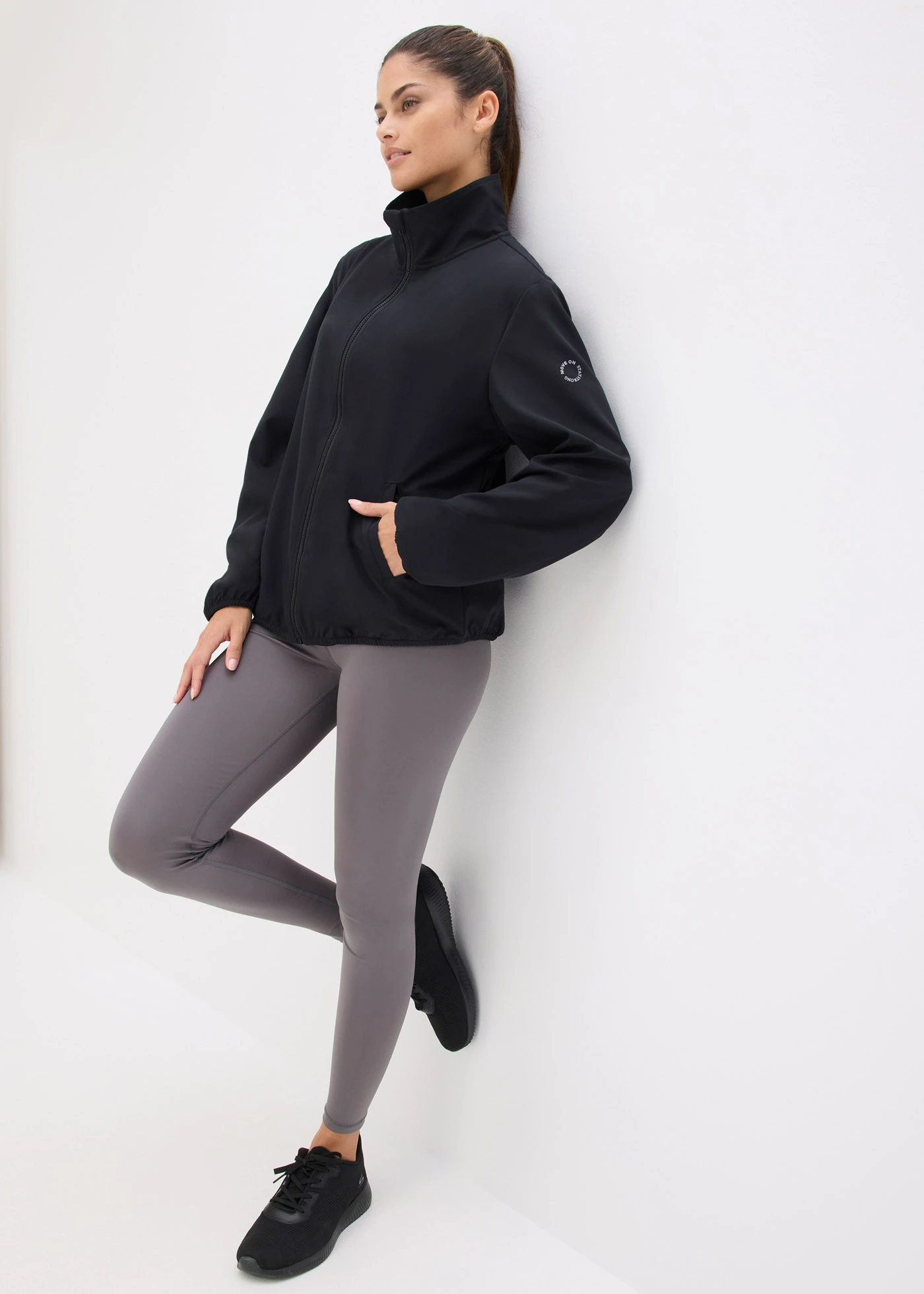 Licht sportjasje, sneldrogend • zwart • bonprix online shop