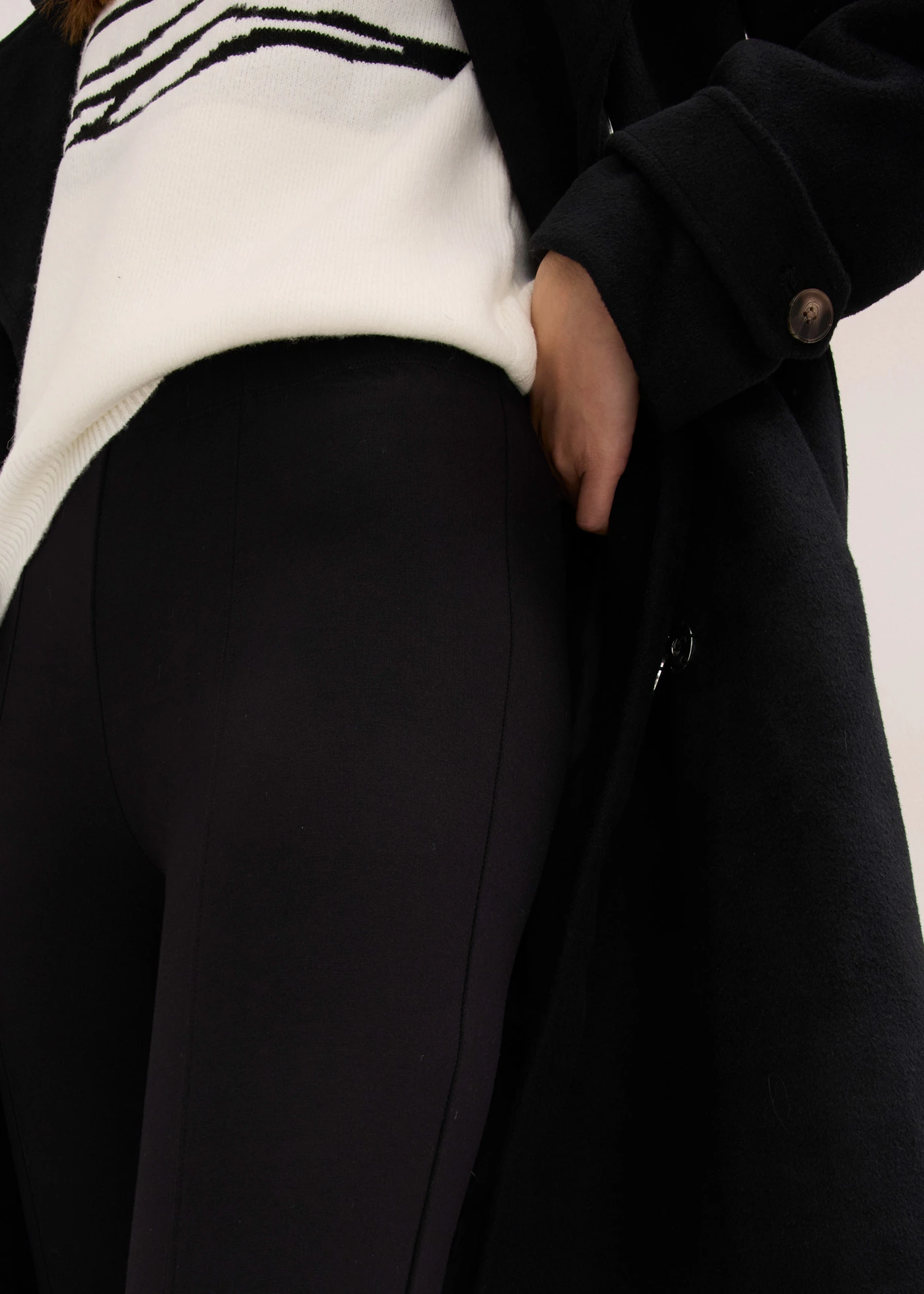 Legging van comfortabel Punto di Roma • zwart • bonprix online shop