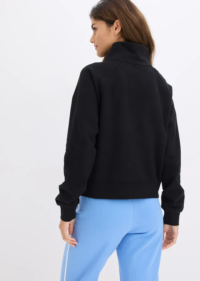 Sweat-shirt 100% coton, Couleur: noir