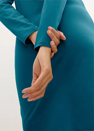 Lot de 2 robes en jersey viscose • rouge rubis+pétrole • Boutique bonprix