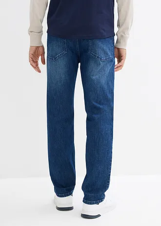 Strečové džíny Relaxed Fit, s organickou bavlnou, Straight • modrý denim • bonprix obchod