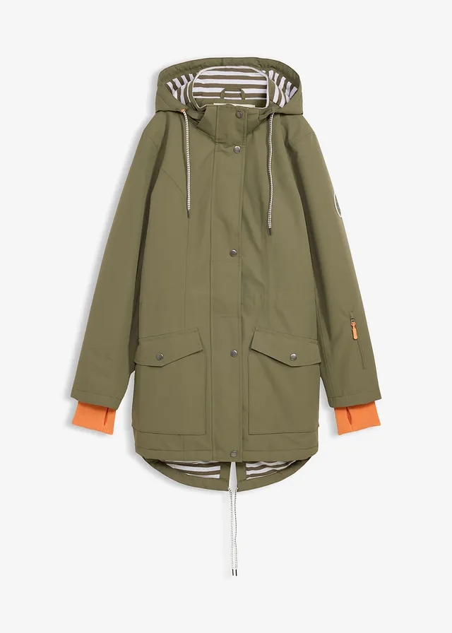 Outdoor jas, waterdicht • olijfgroen • bonprix online shop