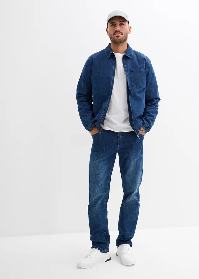 Spijkerjas, regular fit, Kleur: blauw denim