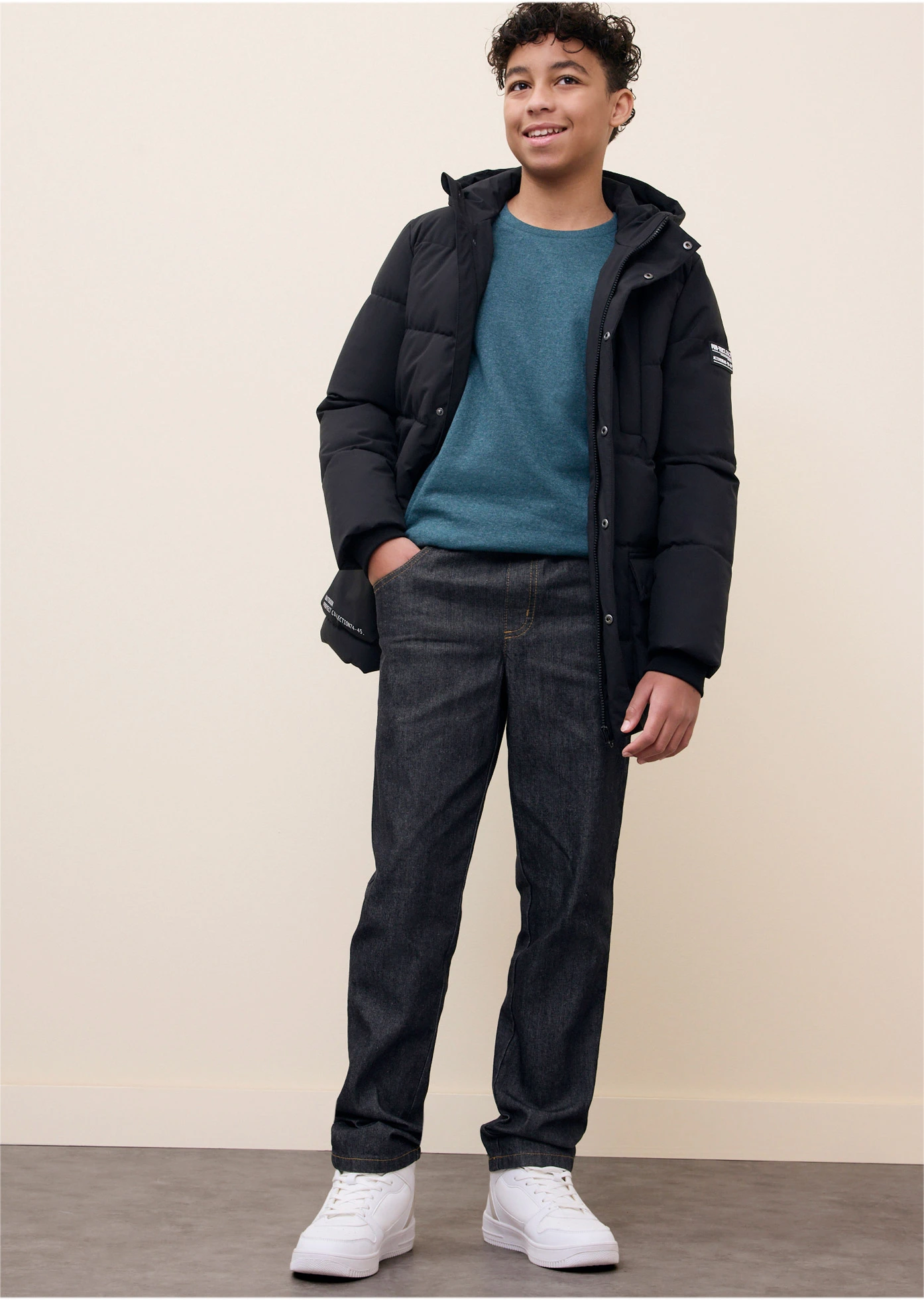 Sweatshirt van zachte katoenmix (set van 2) • antraciet gemêleerd+blauwgroen • bonprix online shop