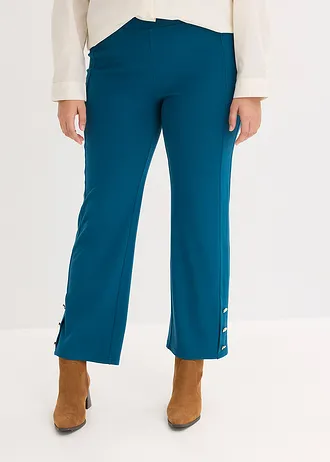 Jersey broek van Punta di Roma, Kleur: blauwpetrol