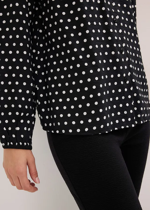 Oversized blouse • gestipt zwart • product-page.page-title-suffix