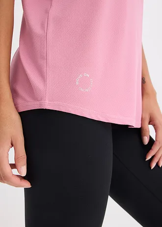 Oversized sportshirt met structuur look • mauve • bonprix online shop