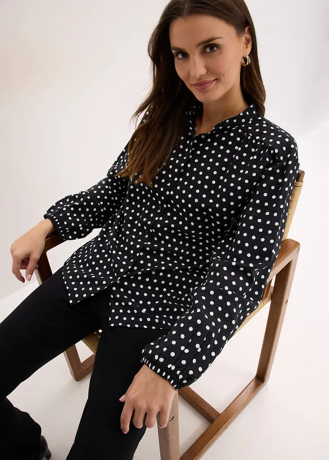 Bluză oversize negru