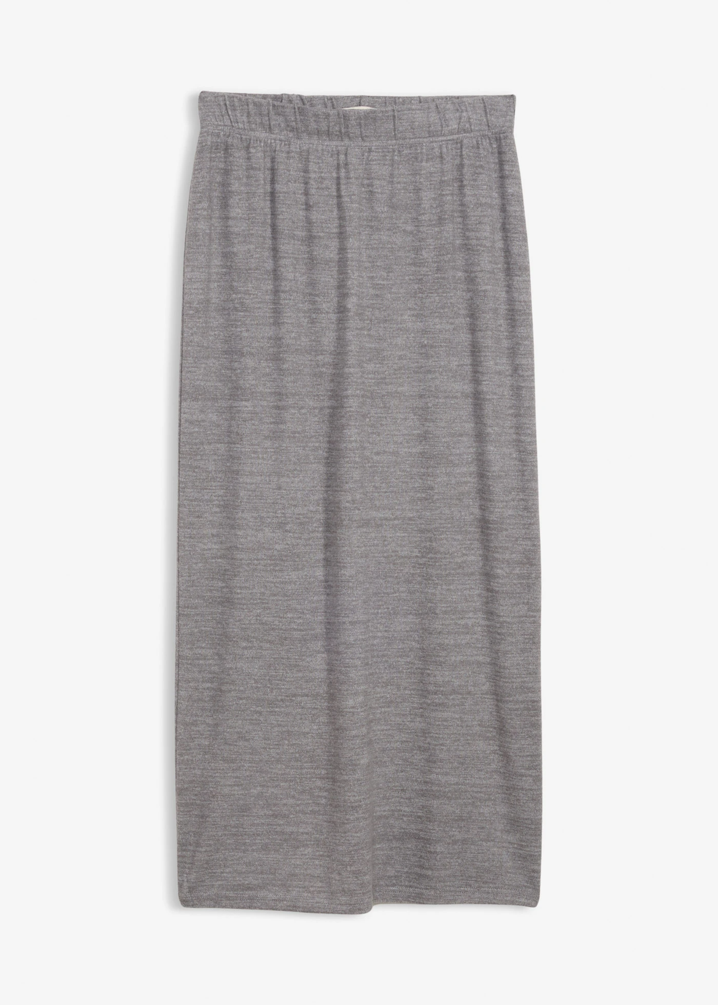 Jupe en jersey effet maille • gris chiné • Boutique bonprix