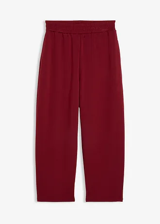 Jersey broek van scuba in barrel model, Kleur: robijnrood