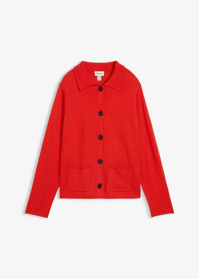 Gilet en maille • fraise • Boutique bonprix