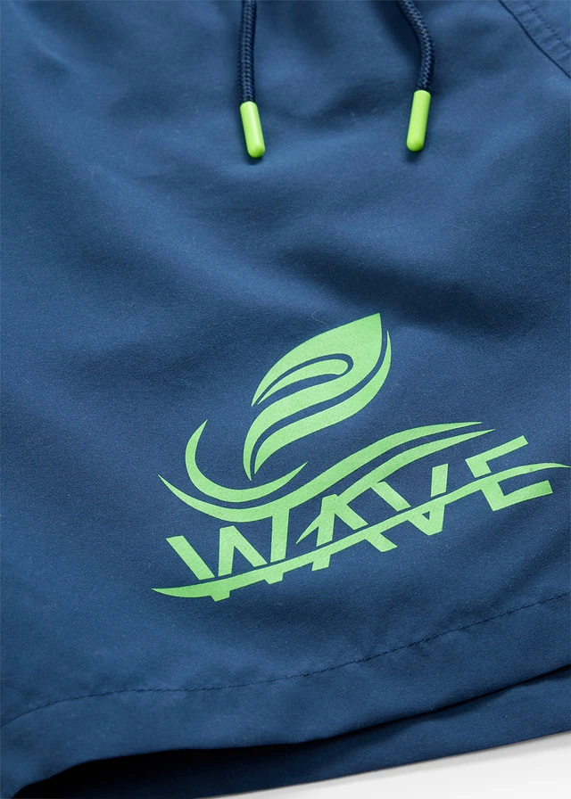 Zwemshort met print • diepblauw-neongroen • product-page.page-title-suffix